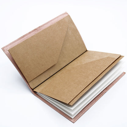 12x Handmade Leather Journal - Paper Refill - Eco-Friendly (80 pages)